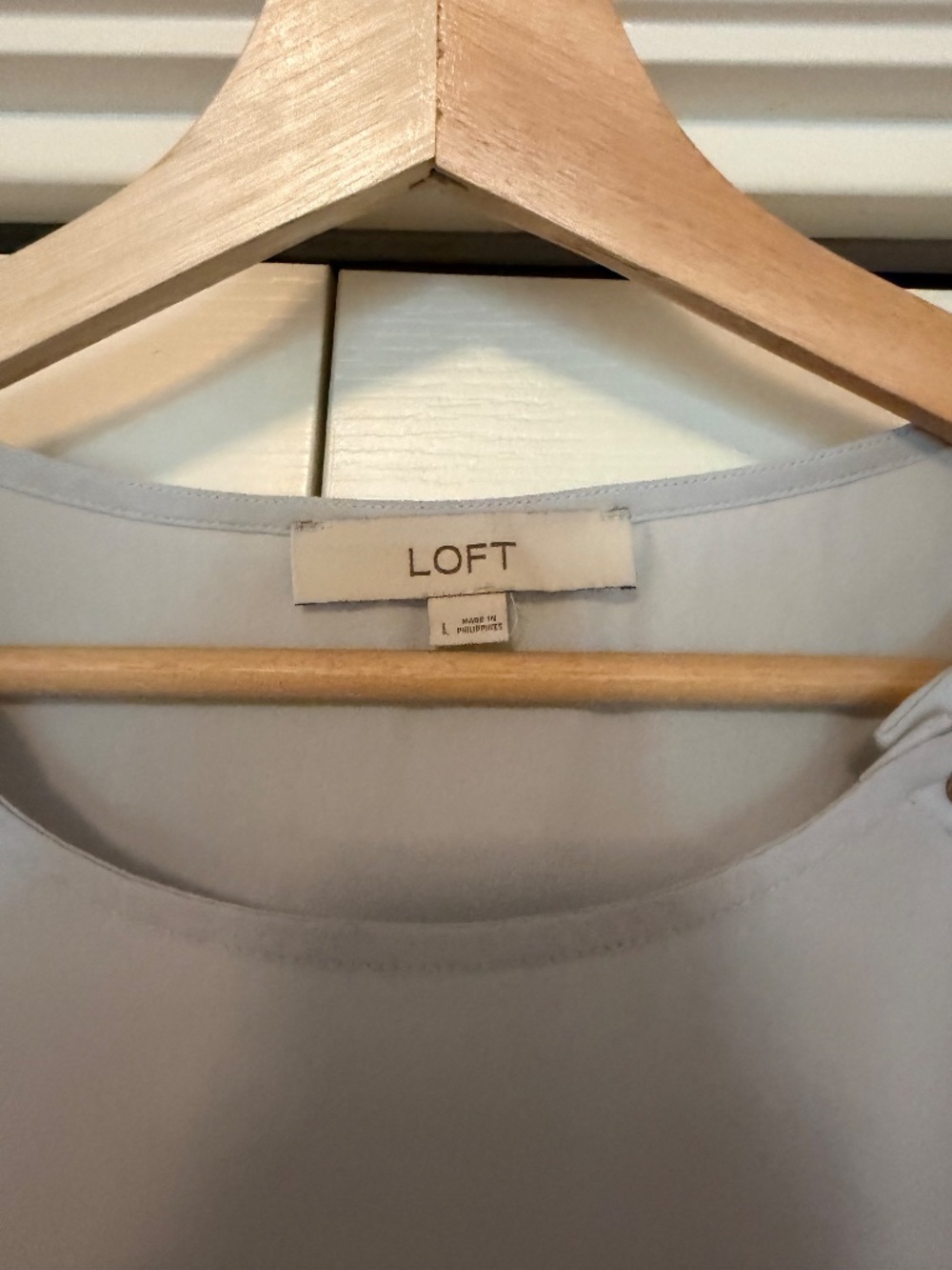 LOFT Ruffle Sleeve Blouse - Picture 2 of 3